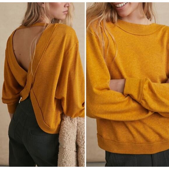 Pilcro golden cross back sweatshirt. Small - Picture 1 of 3